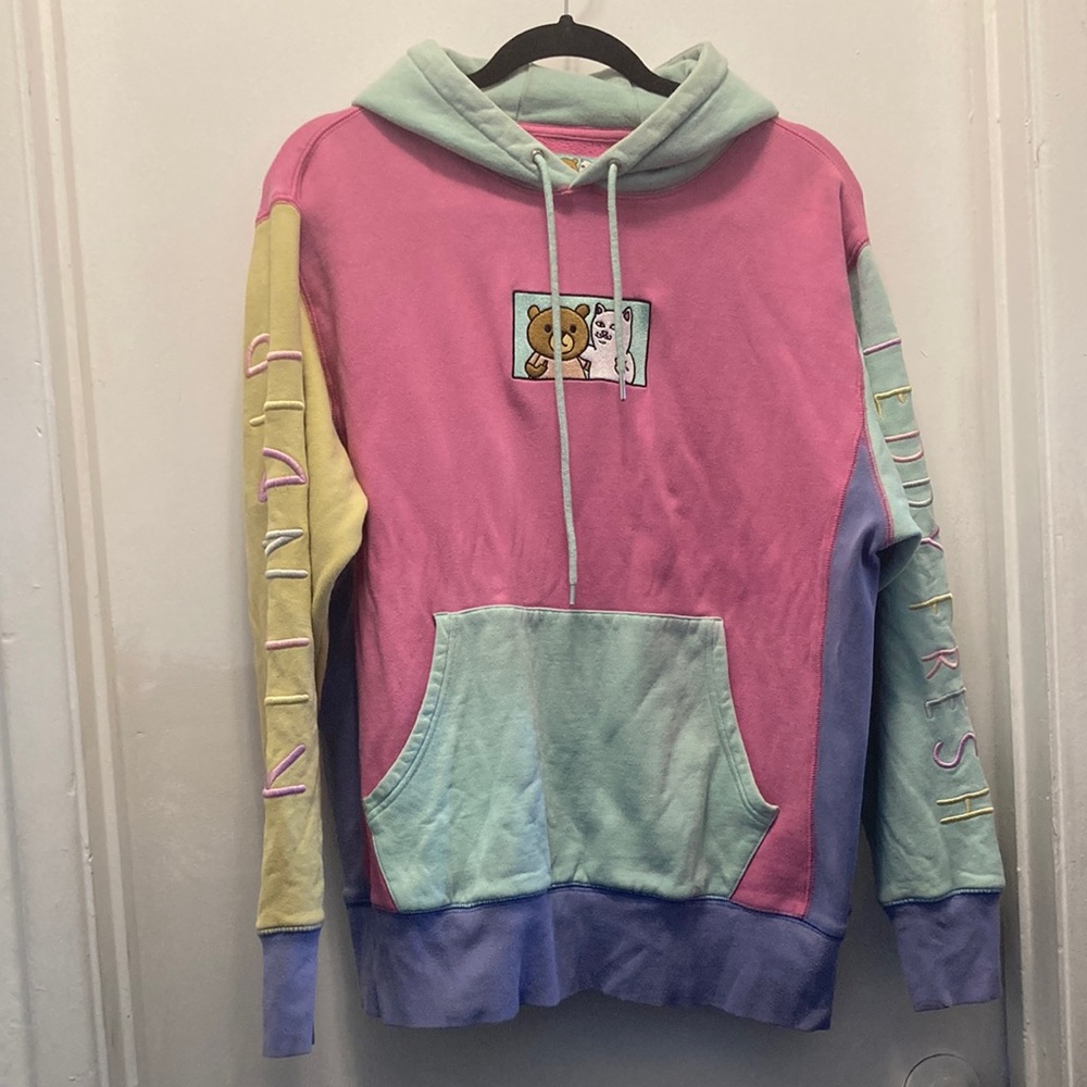 Teddy Fresh x Ripndip Colorblock Hoodie